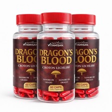 Dragon  s Blood Capsules Croton Lechleri 4:1 Extract   3 Bottles