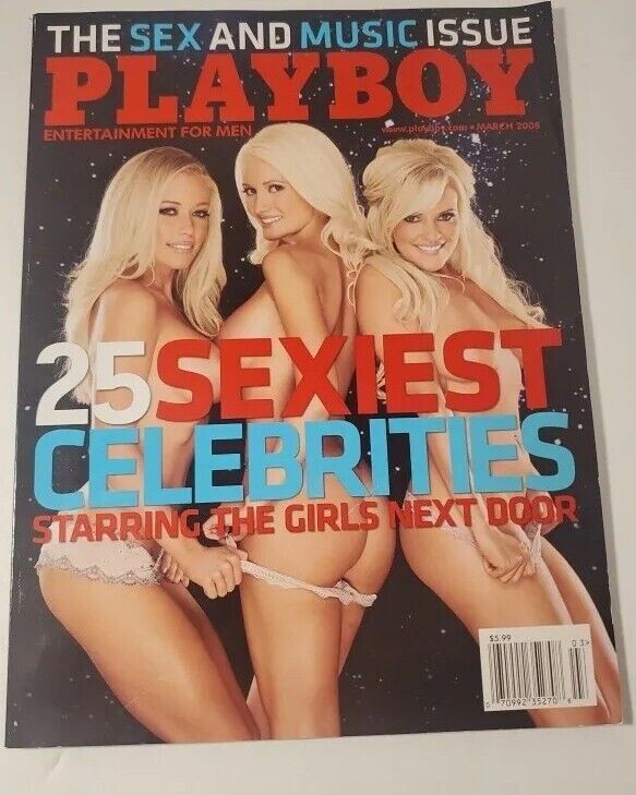 Playboy Magazine March 2008 Girls Next Door Holly Bridget Kendra Coco Exc