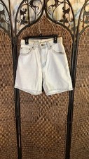 Vintage 1995 Levi  s Light Blue Wash Jean Shorts size 3