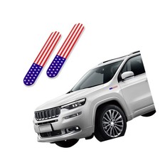 2PCS USA American Metal Flag Auto Fender Emblem, American Flag Car Decal, 3D ...