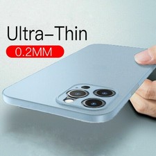 For iPhone 17 16 15 14 13 12 Pro Max Ultra-thin Shockproof Matte Hard Case Cover