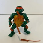 1988 TMNT Michelangelo Mike Action Figure Teenage Mutant Ninja Turtles Loose