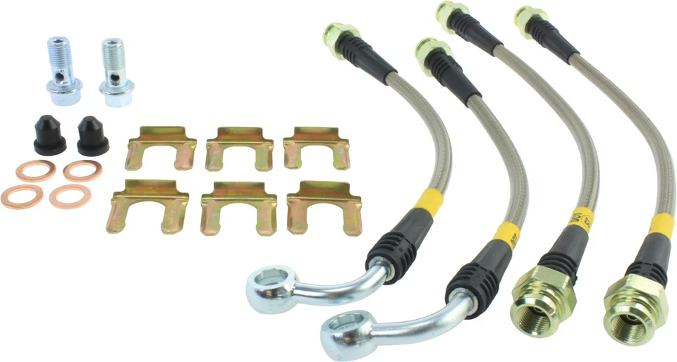 Kit de línea de freno trasero de acero inoxidable StopTech 950.47505 para 00-09 Subaru Legacy Foto 2 de 3