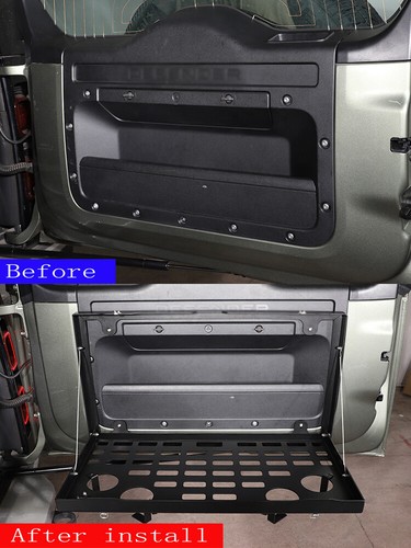 Rear Tailgate Door Table Storage Cargo Shelf For Land Rover Defender 2020-2023 - Bild 3 von 22