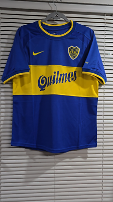 2000 BOCA Jr. HOME - Jersey Retro - Blue - RIQUELME 10 - 2XL (Run
