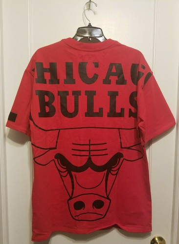 Camiseta EXPRESS Para Hombre Chicago Bulls NBA Bolsillo Peso Pesado, Algodón, Roja, M, Nueva con Etiquetas - Imagen 11 de 11