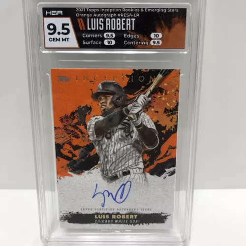 2021 Topps Inception Luis Robert Rookies & Stars Auto #19/50 HGA 9.5 GEM MINT