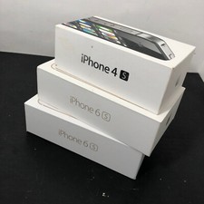 iPhone 4s 6s Box lot of 3 as-is