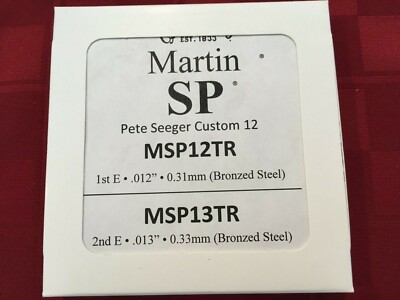 MARTIN MSP7750 12 STRING ACOUSTIC BARITONE GUITAR (PETE SEEGER) LIFESPAN STRINGS