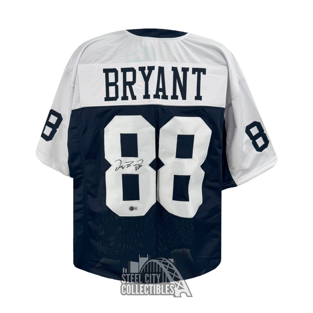 Dez Bryant Autographed Dallas Custom Blue/White Football Jersey BAS