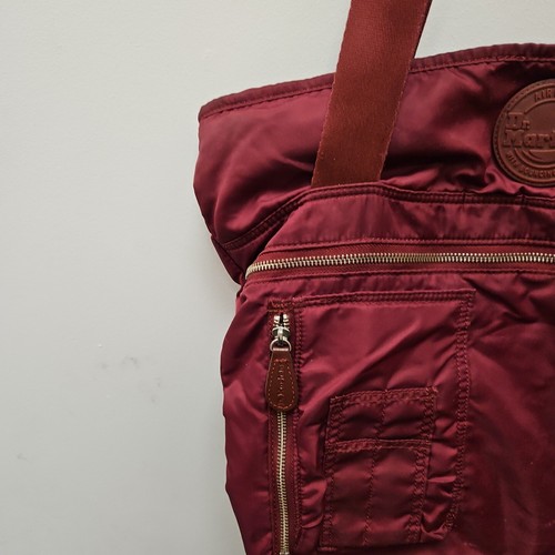 Dr Martens Flight Tote Rose Red Nylon Travel Shoulder Bag Backpack Size 17" #3 - Picture 3 of 10