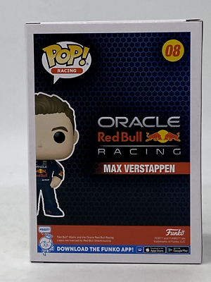 Funko Pop! Vinyl: Oracle Red Bull Racing - Max Verstappen #8 for