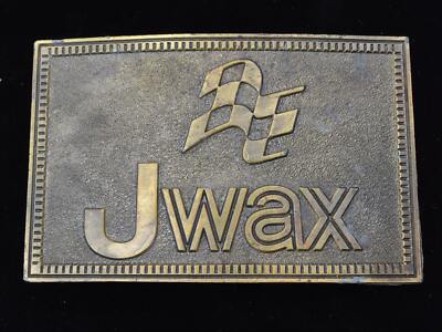 JWax Auto Paste Shine Racing Cars Vintage Belt Buckle