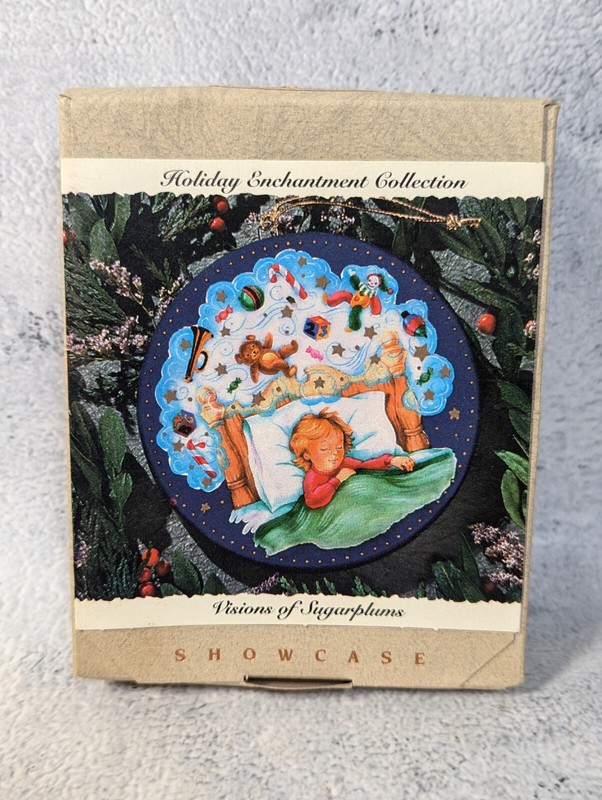1993 Hallmark Keepsake Ornament Visions Of Sugarplums Holiday Enchantment 