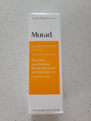 Murad City Skin Age Defense Broad Spectrum SPF 50 NEW 1.7oz