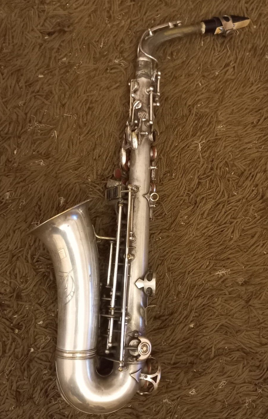 Saxophone Weltklang Alto Musical Instrument with Case Vintage GDR
