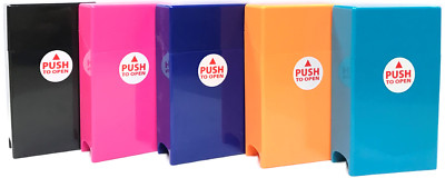 Eclipse Plastic Crushproof Cigarette Case w/ Lighter Storage, 4ct, Kings, 3116LC