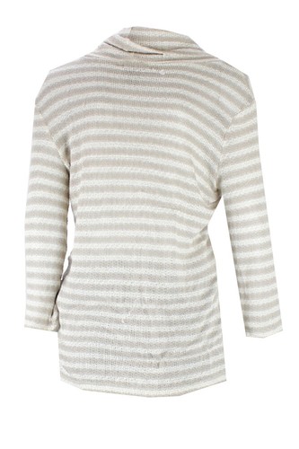 Suéter De Rayas Beige Con Cuello De Cowl Inc International Concepts M - Imagen 2 de 4