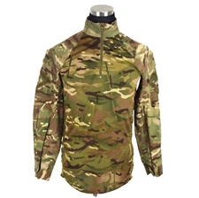 British Army Combat Shirt UBACS 170/90 Medium MTP Camo Green Beige Zip