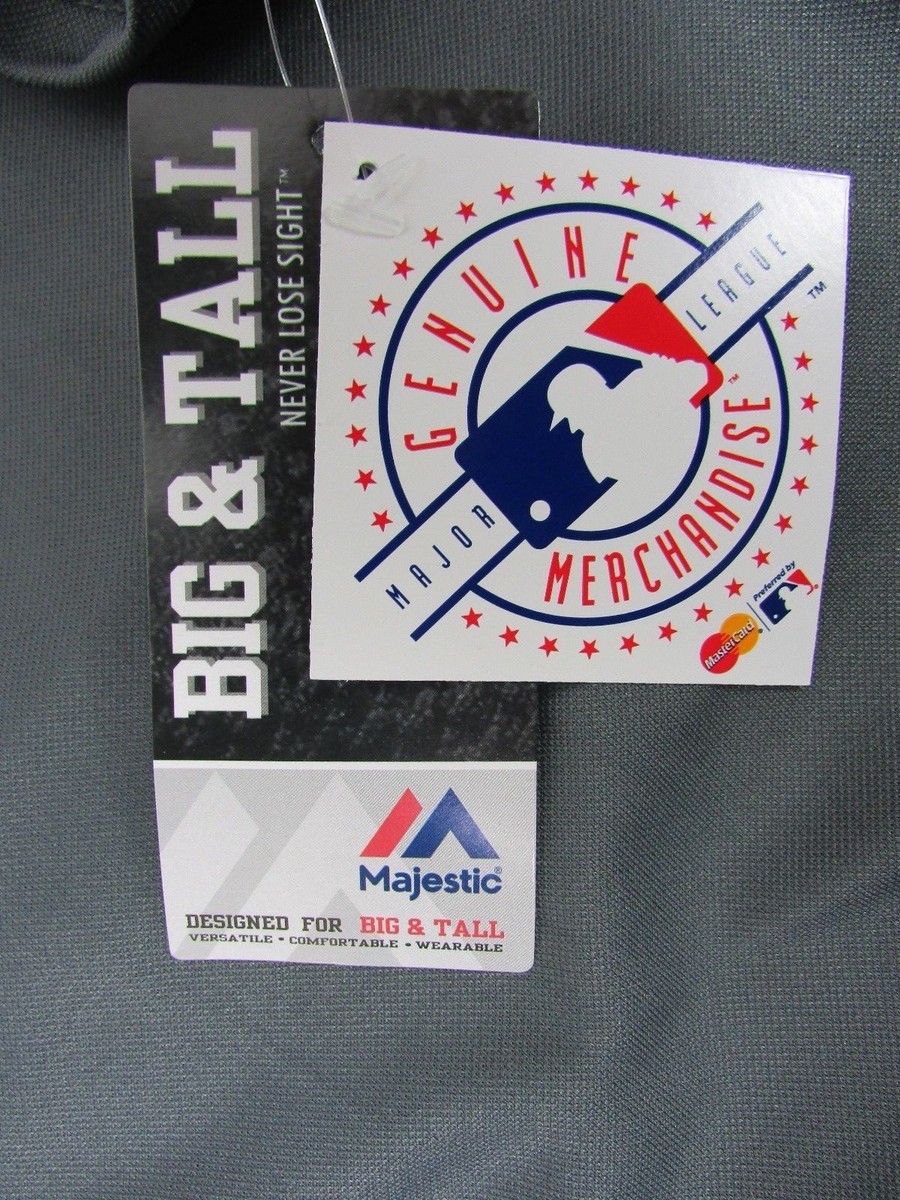 New York Mets #34 Syndergaard Men's Charcoal Big & Tall Jersey MLB