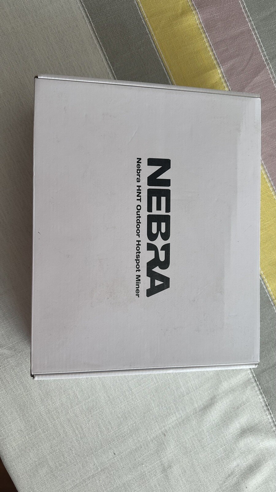 Nebra HNT outdoor hotspot miner EU868 - 868MHz, Helium, new, unopened, in hand