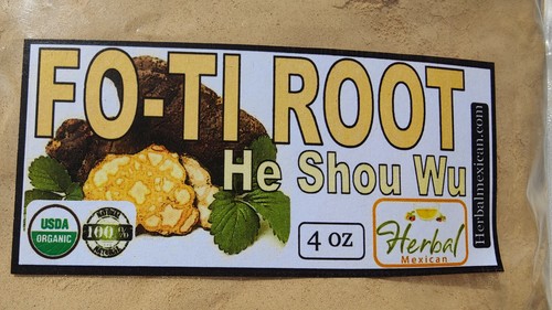 4 oz Fo-ti Root Powder (Polygonum multiflorum) Foti powder he shou wu 113g - Picture 3 of 5