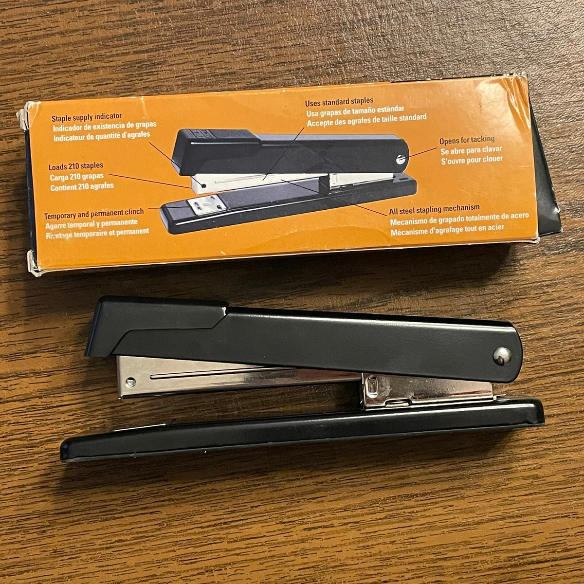 All-Metal Black Stapler