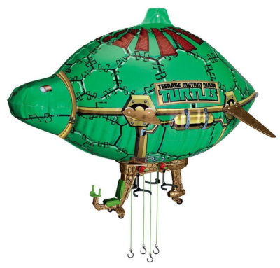 Zeppelin Tortues Ninja 30" (76cm) - Playmates Toys, 2014, Boîte Abîmée