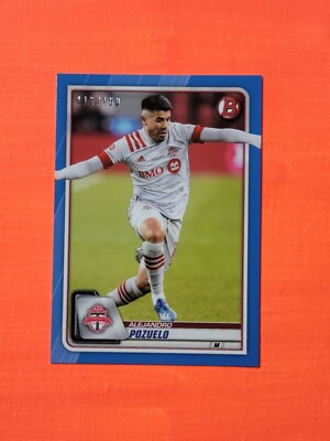2020 Bowman Mls Blau #85 Alejandro Pozuelo Sn 0116/150