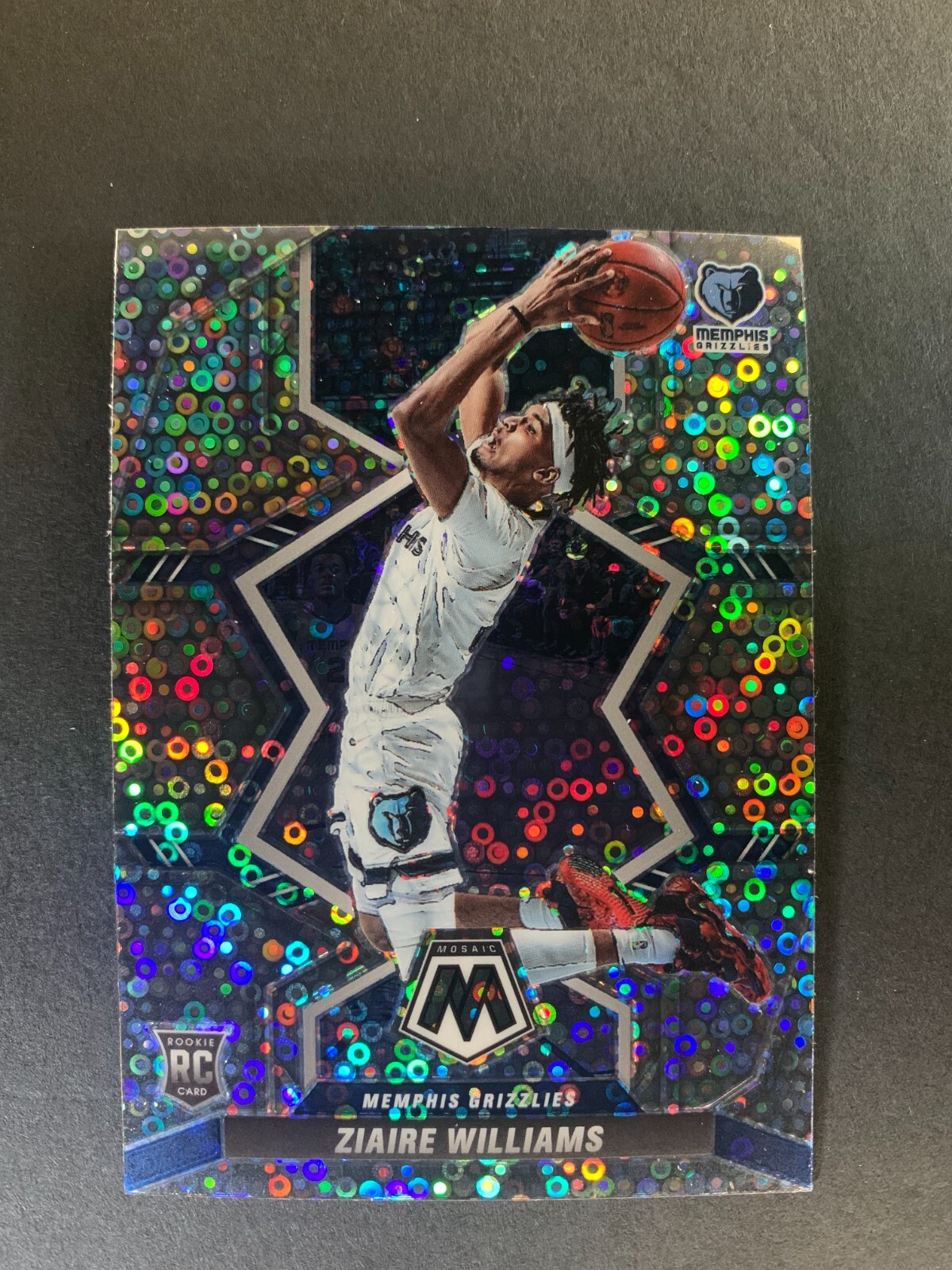2021-22 Panini Mosaic Fast Break Silver 216 Ziaire Williams - Memphis Grizzlies