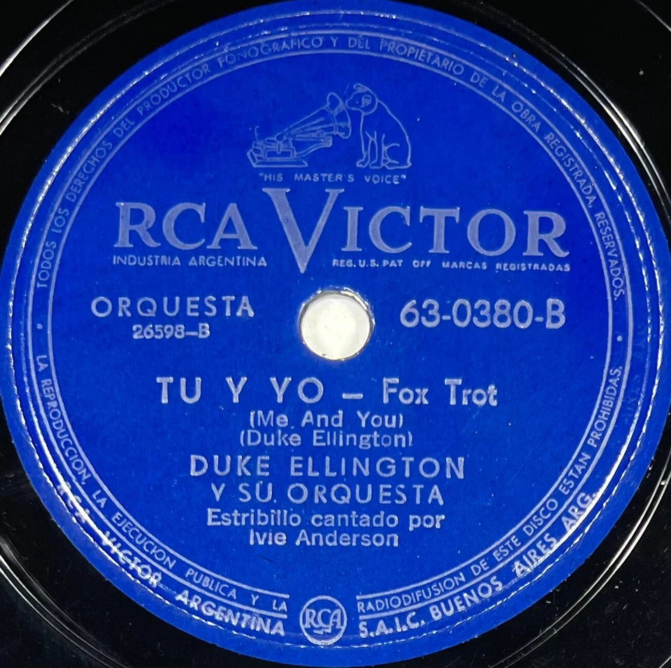 Duke Ellington : Concerto para cootie 78 tours rpm RCA VICTOR 63-0380 - Photo 2/4