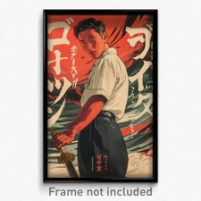 Thai Movie Poster - Man Feeling Pensiveness, Shadowy Sailor (Thailand Art Print)