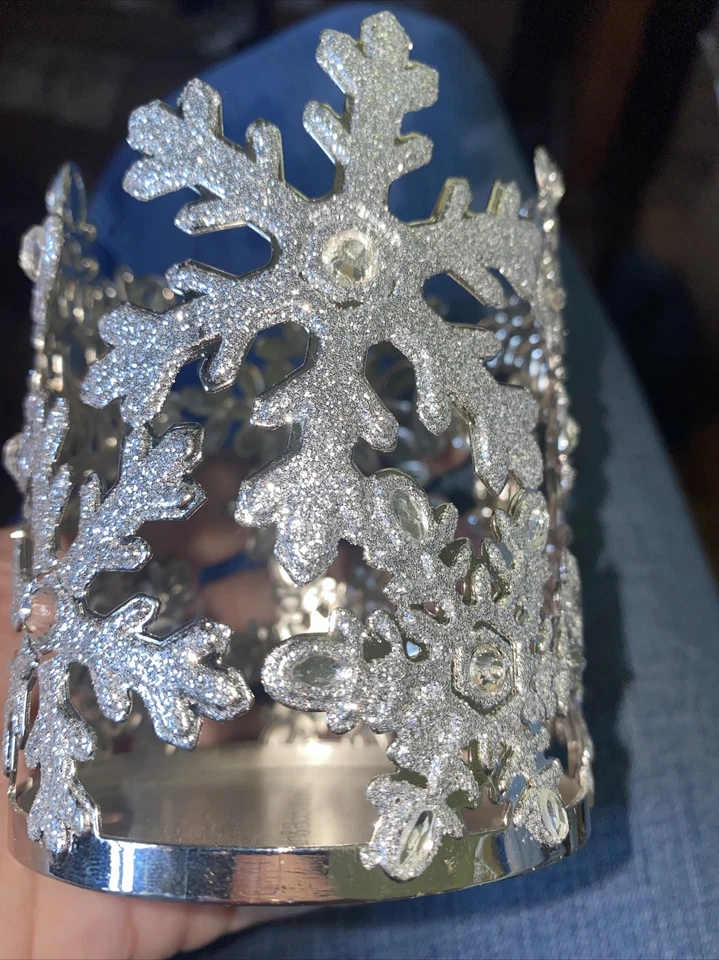 Bath & Body Works подсвечник рукав блестящий снежинка. - Изображение 3 из 4