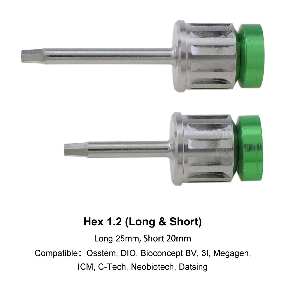 Dental Implant Screwdriver Torque Wrench Neobiotech HEX Driver 1.2