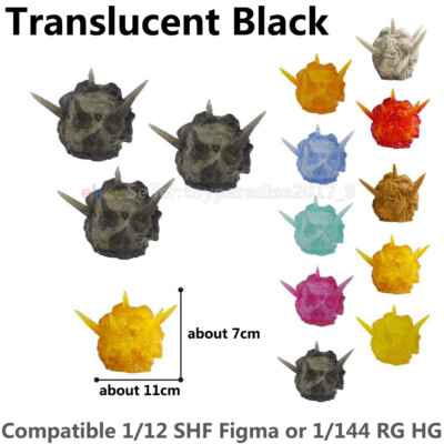 Tamashii Explode Explosion Burst Effect For SHF Figma Figure Trans Black