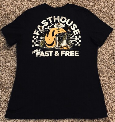 Fasthouse Wild Fast Free Women's Graphic T-Shirt Size Medium