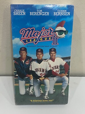 Major League 2 NEW VHS VCR Tape 1994 Charlie Sheen Classic Sealed VHTF Rare