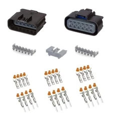 DELPHI GT 280 SERIES CONNECTOR SET OR KIT 12 CONDUCTOR PIN 16-12 WIRE SIZE