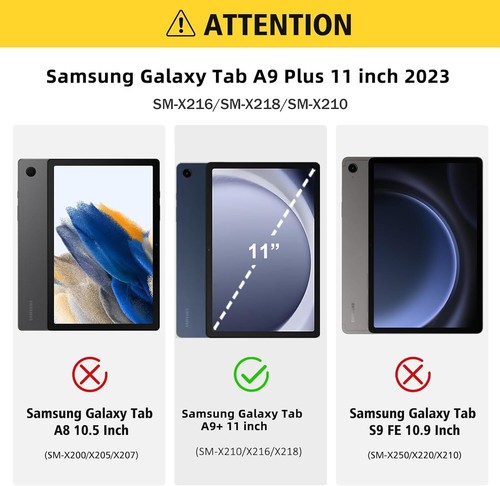 Smart Cover For Samsung Galaxy Tab A9+ 5G / Galaxy Tab A9 Plus 11" Tablet Cover - Picture 2 of 151