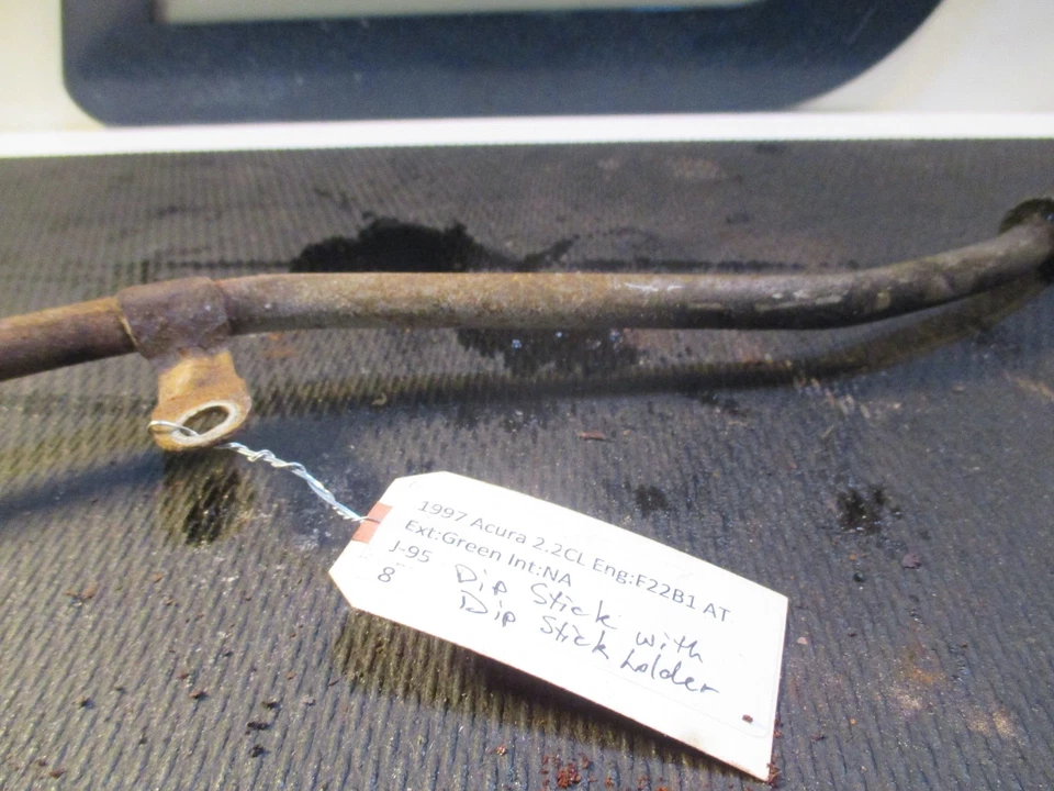 1997 Acura CL Oil Dipstick + Guide Check Tube Pipe - Изображение 3 из 4