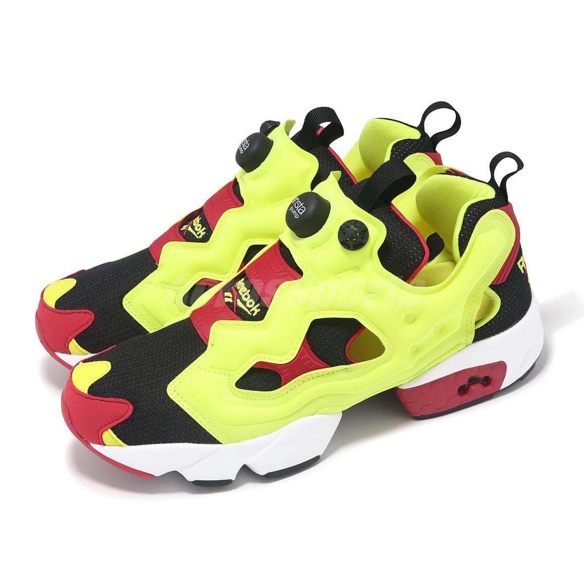 Reebok Instapump Fury 94 OG Citron Hyper Green Vector Red Men 