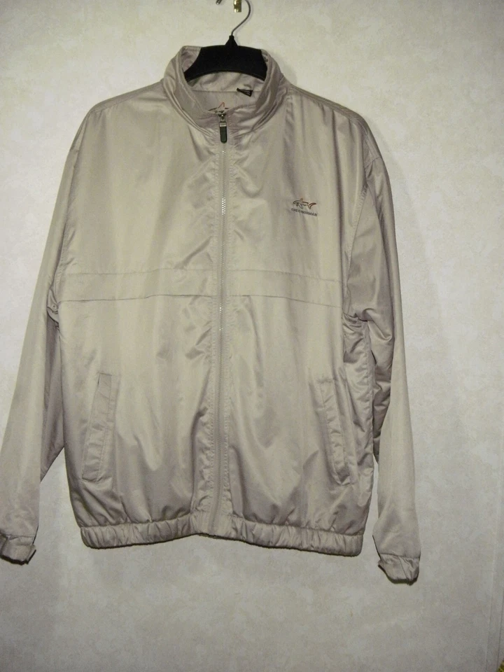Greg Norman Shark Jacket Men L Gray Full Zip Hooded Fleece Lined Long Sleeve - Image 2 of 4