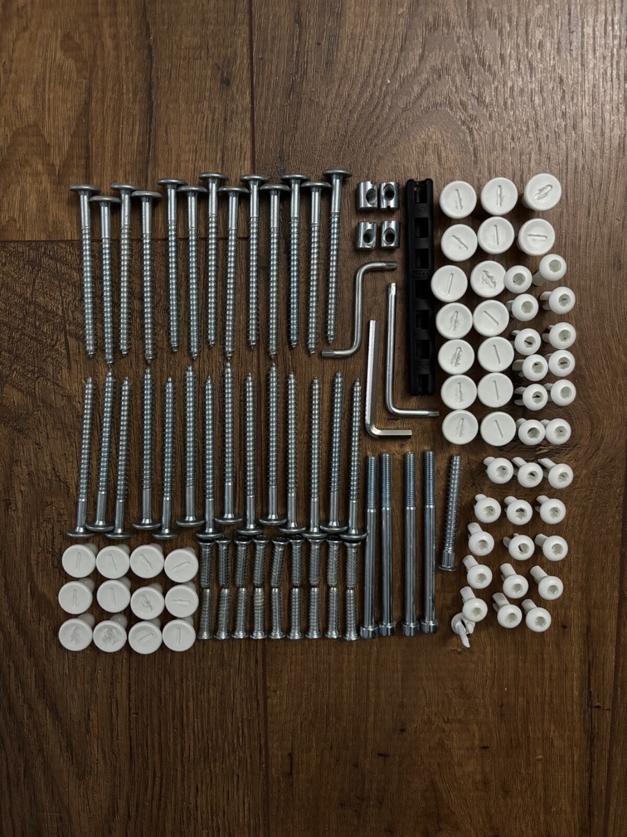 IKEA Kura (White/Pine) Reversible Bed Frame [Parts+Tools+