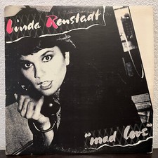 LINDA RONSTADT - Mad Love Asylum - 12" Vinyl Record LP - EX