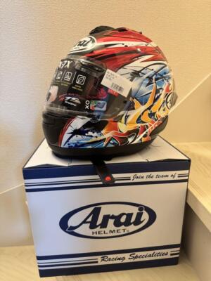Arai RX-7X NAGASHIMA Full Face Helmet Size L with Spoiler Japan | eBay