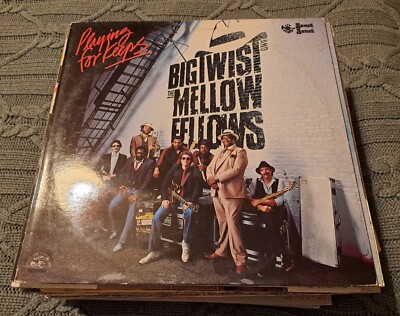 BIG TWIST AND THE MELLOW FELLOWS- PLAYING FOR KEEPS LP SNTF 907 SONET 1983 VG++!