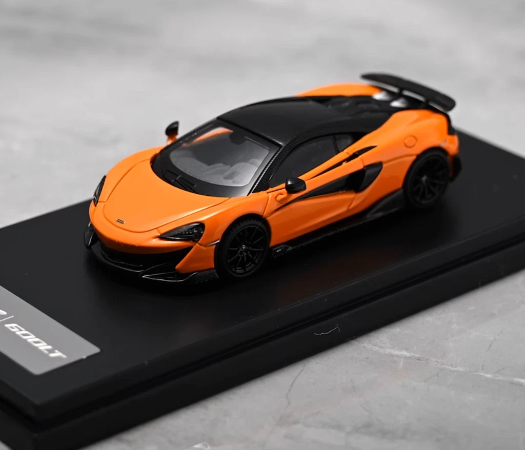 LCD 1:64 Orange Mclaren 600LT Racing Sports Model Diecast Metal Car