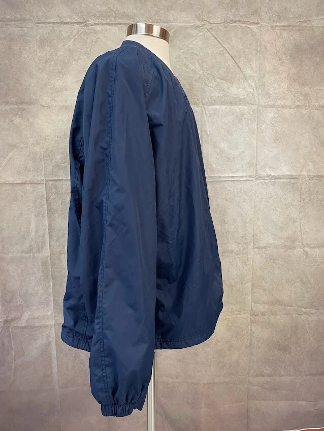 Chaqueta cortavientos suéter de golf Sport-Tek para hombre con cuello en V azul talla 2XL Foto 4 de 4