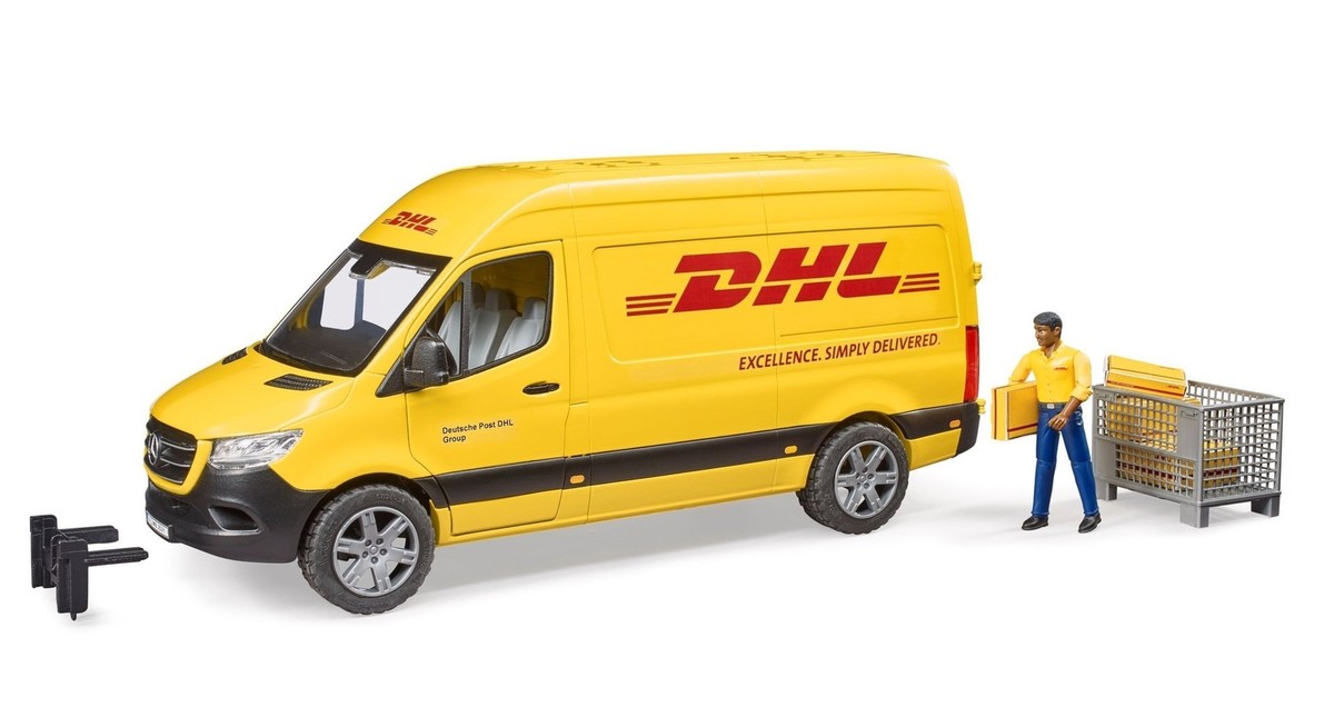 Fourgon MERCEDES Sprinter DHL avec accessoires