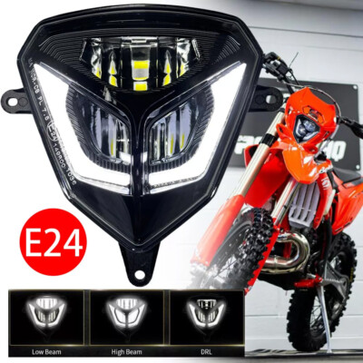 For 2020-24 Beta RR 300 200 125 Racing Xtrainer LED Headlight DRL High Low Beam